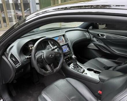 Черный Инфинити Q60, объемом двигателя 3 л и пробегом 55 тыс. км за 27500 $, фото 12 на Automoto.ua