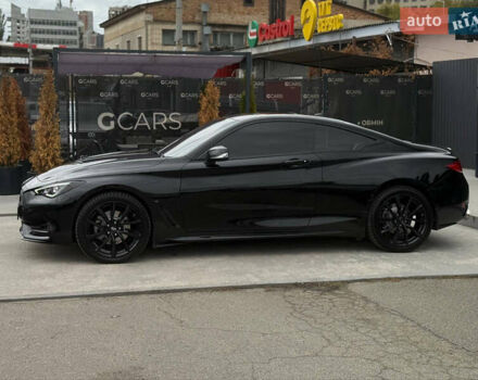 Черный Инфинити Q60, объемом двигателя 3 л и пробегом 97 тыс. км за 21400 $, фото 4 на Automoto.ua