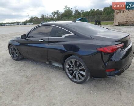 Черный Инфинити Q60, объемом двигателя 3 л и пробегом 55 тыс. км за 7000 $, фото 1 на Automoto.ua