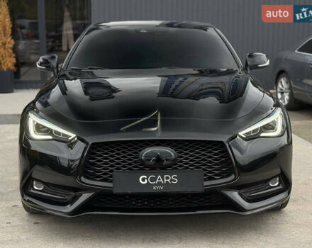 Черный Инфинити Q60, объемом двигателя 3 л и пробегом 97 тыс. км за 21400 $, фото 1 на Automoto.ua