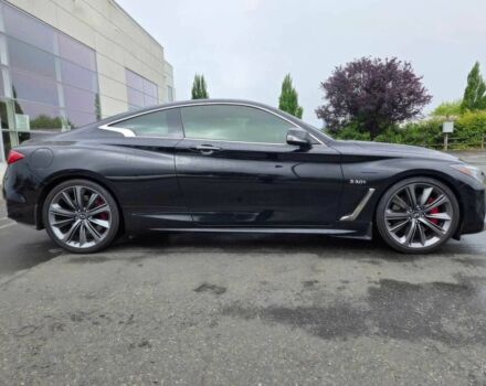 Черный Инфинити Q60, объемом двигателя 3 л и пробегом 38 тыс. км за 12000 $, фото 2 на Automoto.ua