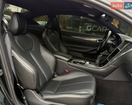 Черный Инфинити Q60, объемом двигателя 3 л и пробегом 97 тыс. км за 21400 $, фото 14 на Automoto.ua