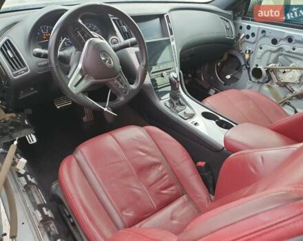 Черный Инфинити Q60, объемом двигателя 3 л и пробегом 55 тыс. км за 7000 $, фото 7 на Automoto.ua