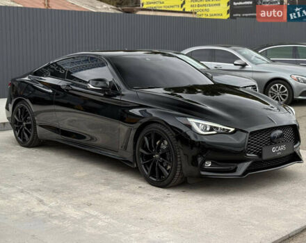 Черный Инфинити Q60, объемом двигателя 3 л и пробегом 97 тыс. км за 21400 $, фото 2 на Automoto.ua