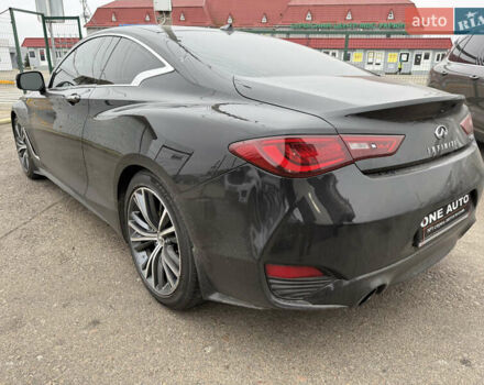 Черный Инфинити Q60, объемом двигателя 3 л и пробегом 78 тыс. км за 23490 $, фото 3 на Automoto.ua