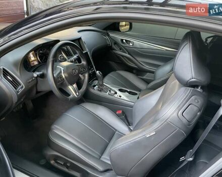 Черный Инфинити Q60, объемом двигателя 3 л и пробегом 64 тыс. км за 24999 $, фото 25 на Automoto.ua