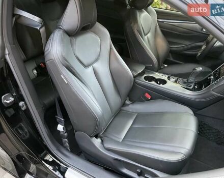 Черный Инфинити Q60, объемом двигателя 3 л и пробегом 64 тыс. км за 24999 $, фото 20 на Automoto.ua