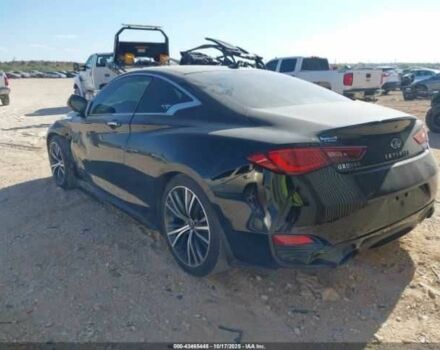 Черный Инфинити Q60, объемом двигателя 3 л и пробегом 132 тыс. км за 6000 $, фото 2 на Automoto.ua