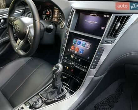 Черный Инфинити Q60, объемом двигателя 3 л и пробегом 64 тыс. км за 24999 $, фото 22 на Automoto.ua