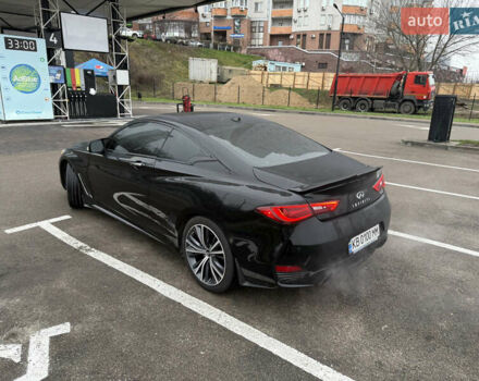 Черный Инфинити Q60, объемом двигателя 3 л и пробегом 86 тыс. км за 25400 $, фото 4 на Automoto.ua