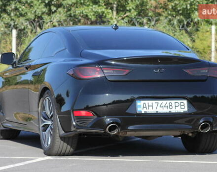 Черный Инфинити Q60, объемом двигателя 3 л и пробегом 64 тыс. км за 24999 $, фото 2 на Automoto.ua