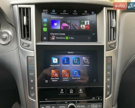 Черный Инфинити Q60, объемом двигателя 3 л и пробегом 64 тыс. км за 24999 $, фото 24 на Automoto.ua