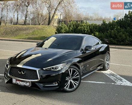 Черный Инфинити Q60, объемом двигателя 3 л и пробегом 129 тыс. км за 22299 $, фото 2 на Automoto.ua