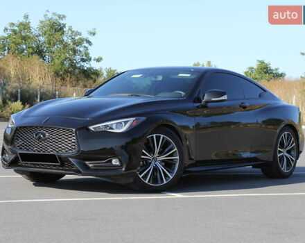 Черный Инфинити Q60, объемом двигателя 3 л и пробегом 64 тыс. км за 24999 $, фото 4 на Automoto.ua