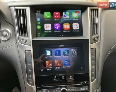 Черный Инфинити Q60, объемом двигателя 3 л и пробегом 64 тыс. км за 24999 $, фото 23 на Automoto.ua