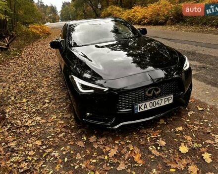 Черный Инфинити Q60, объемом двигателя 3 л и пробегом 42 тыс. км за 42000 $, фото 1 на Automoto.ua