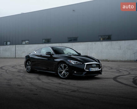 Черный Инфинити Q60, объемом двигателя 3 л и пробегом 85 тыс. км за 20800 $, фото 1 на Automoto.ua