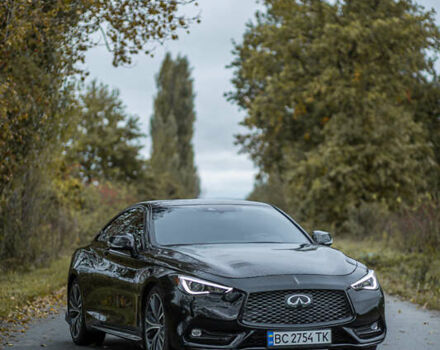 Черный Инфинити Q60, объемом двигателя 3 л и пробегом 135 тыс. км за 26500 $, фото 1 на Automoto.ua