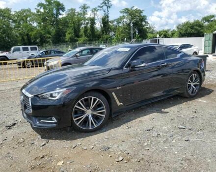 Черный Инфинити Q60, объемом двигателя 3 л и пробегом 131 тыс. км за 6200 $, фото 1 на Automoto.ua