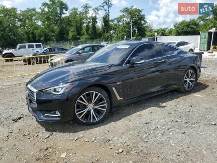 Черный Инфинити Q60, объемом двигателя 3 л и пробегом 140 тыс. км за 5145 $, фото 1 на Automoto.ua