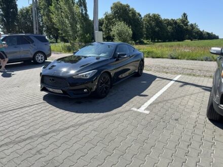 Черный Инфинити Q60, объемом двигателя 3 л и пробегом 70 тыс. км за 24000 $, фото 1 на Automoto.ua