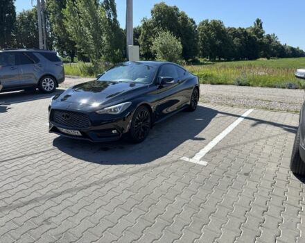 Черный Инфинити Q60, объемом двигателя 3 л и пробегом 70 тыс. км за 24000 $, фото 1 на Automoto.ua