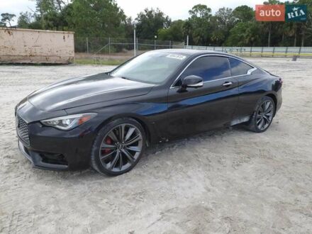 Черный Инфинити Q60, объемом двигателя 3 л и пробегом 55 тыс. км за 7000 $, фото 1 на Automoto.ua