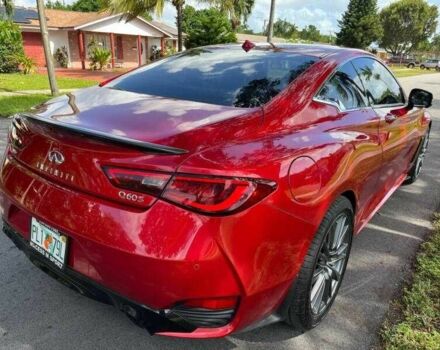 Красный Инфинити Q60, объемом двигателя 3 л и пробегом 55 тыс. км за 4950 $, фото 5 на Automoto.ua