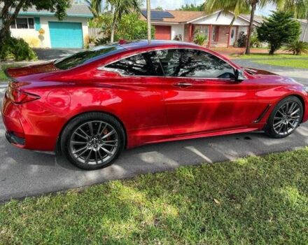 Красный Инфинити Q60, объемом двигателя 3 л и пробегом 55 тыс. км за 4950 $, фото 6 на Automoto.ua