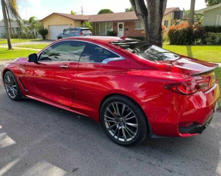 Красный Инфинити Q60, объемом двигателя 3 л и пробегом 55 тыс. км за 4950 $, фото 2 на Automoto.ua