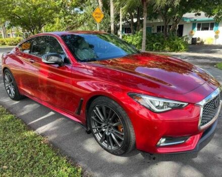 Красный Инфинити Q60, объемом двигателя 3 л и пробегом 55 тыс. км за 4950 $, фото 7 на Automoto.ua