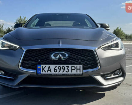Серый Инфинити Q60, объемом двигателя 3 л и пробегом 84 тыс. км за 19300 $, фото 2 на Automoto.ua