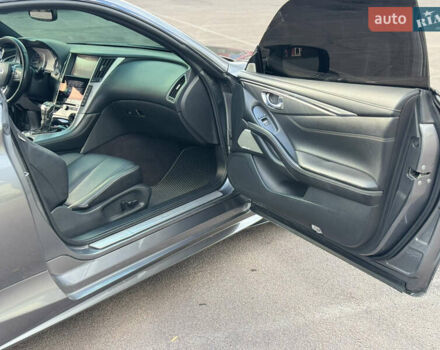 Серый Инфинити Q60, объемом двигателя 2 л и пробегом 38 тыс. км за 21700 $, фото 29 на Automoto.ua