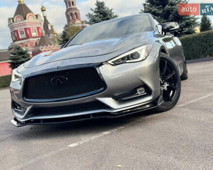 Серый Инфинити Q60, объемом двигателя 2 л и пробегом 38 тыс. км за 21700 $, фото 2 на Automoto.ua
