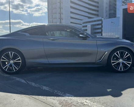 Серый Инфинити Q60, объемом двигателя 3 л и пробегом 84 тыс. км за 19300 $, фото 4 на Automoto.ua