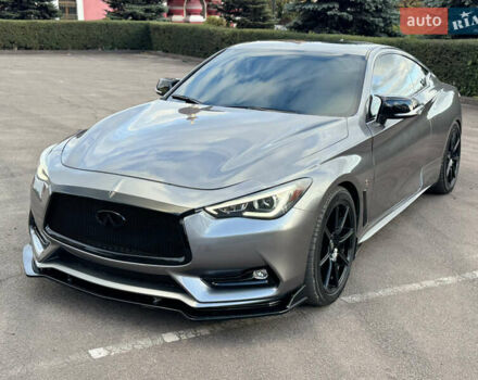 Серый Инфинити Q60, объемом двигателя 2 л и пробегом 38 тыс. км за 21700 $, фото 15 на Automoto.ua