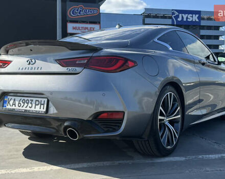 Серый Инфинити Q60, объемом двигателя 3 л и пробегом 84 тыс. км за 19300 $, фото 1 на Automoto.ua