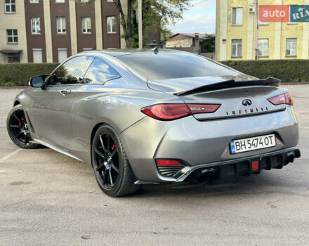 Серый Инфинити Q60, объемом двигателя 2 л и пробегом 38 тыс. км за 21700 $, фото 11 на Automoto.ua