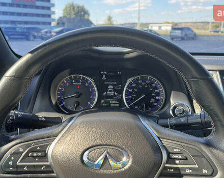 Серый Инфинити Q60, объемом двигателя 3 л и пробегом 84 тыс. км за 19300 $, фото 14 на Automoto.ua