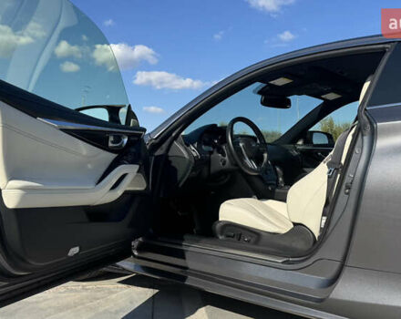 Серый Инфинити Q60, объемом двигателя 3 л и пробегом 84 тыс. км за 19300 $, фото 8 на Automoto.ua