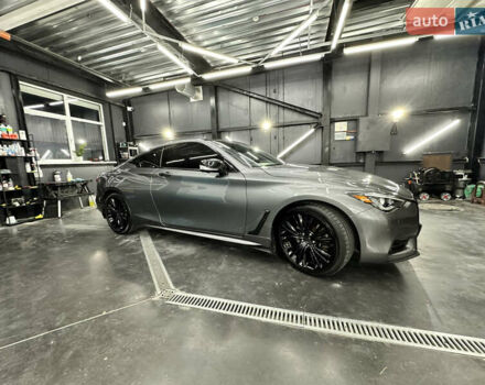 Серый Инфинити Q60, объемом двигателя 3 л и пробегом 107 тыс. км за 20999 $, фото 9 на Automoto.ua