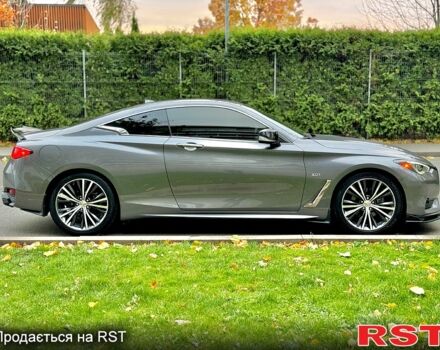 Серый Инфинити Q60, объемом двигателя 3 л и пробегом 72 тыс. км за 24500 $, фото 5 на Automoto.ua