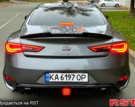 Серый Инфинити Q60, объемом двигателя 3 л и пробегом 72 тыс. км за 24500 $, фото 4 на Automoto.ua