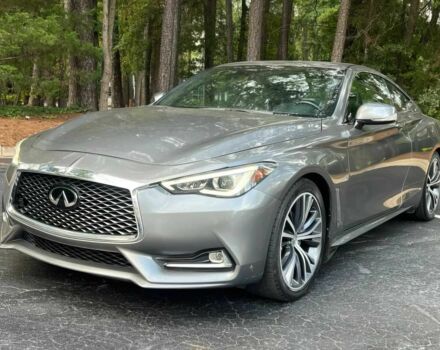 Серый Инфинити Q60, объемом двигателя 3 л и пробегом 32 тыс. км за 9800 $, фото 2 на Automoto.ua