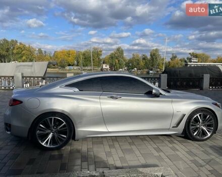 Серый Инфинити Q60, объемом двигателя 3 л и пробегом 97 тыс. км за 24500 $, фото 7 на Automoto.ua