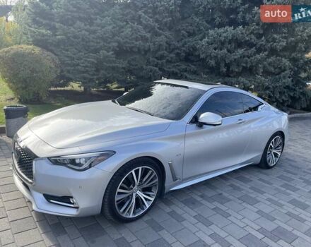 Серый Инфинити Q60, объемом двигателя 3 л и пробегом 97 тыс. км за 24500 $, фото 2 на Automoto.ua