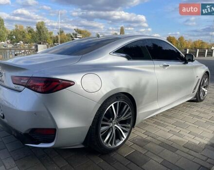 Серый Инфинити Q60, объемом двигателя 3 л и пробегом 97 тыс. км за 24500 $, фото 6 на Automoto.ua