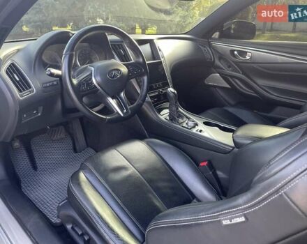 Серый Инфинити Q60, объемом двигателя 3 л и пробегом 97 тыс. км за 24500 $, фото 9 на Automoto.ua