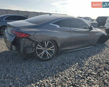 Серый Инфинити Q60, объемом двигателя 3 л и пробегом 85 тыс. км за 8150 $, фото 2 на Automoto.ua