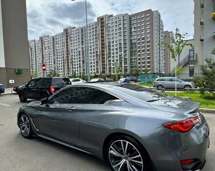 Серый Инфинити Q60, объемом двигателя 3 л и пробегом 80 тыс. км за 23900 $, фото 2 на Automoto.ua
